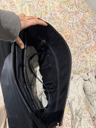 PORTADOCUMENTOS  piel Leonhard Heyden negra NUEVA