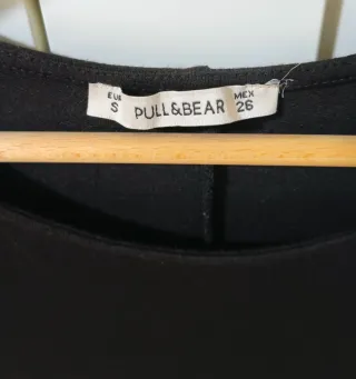 Vestido negro verano hombros descubiertos Talla S