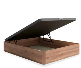 Canapé de tela y madera