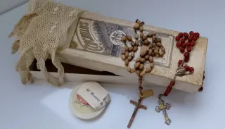 Antica scatola per coltelli di alta qualità