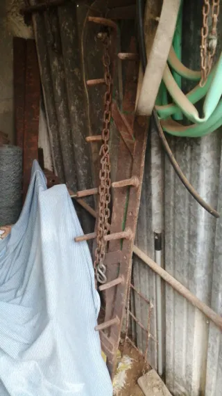 Arados 9 brazos con rastra.