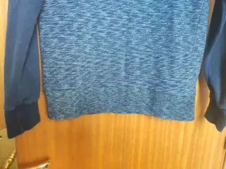 Sudadera Cremallera H&M Azul Jaspeada 14+ (170cm)
