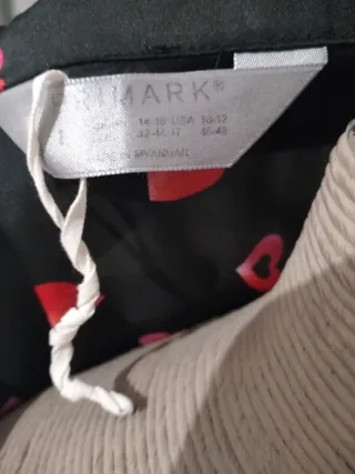 Pijama de satén con corazones