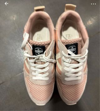 Zapatillas Munich Beige y Rosa