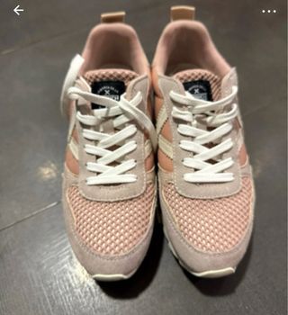 Zapatillas Munich Beige y Rosa