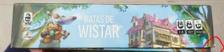 RATAS DE WISTAR C/INSERTO DE MADERA Juego de mesa