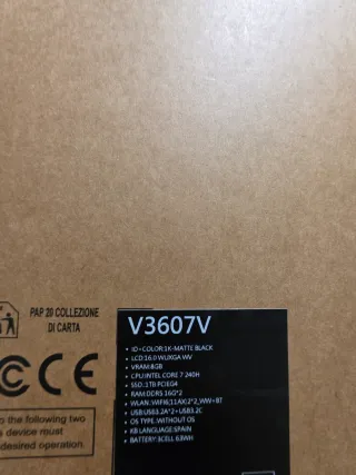 Portátil Asus 1TB SSD Intel Core i7 NVIDIA RTX