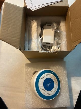 Sirena y sensor de movimiento