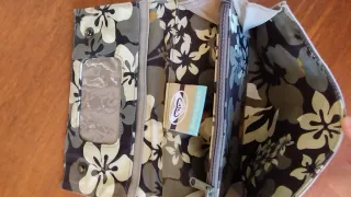 Cartera Roxy Tela Beige