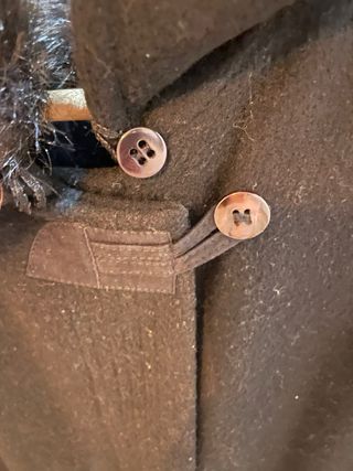 Abrigo Talla 48 con cuello pelo