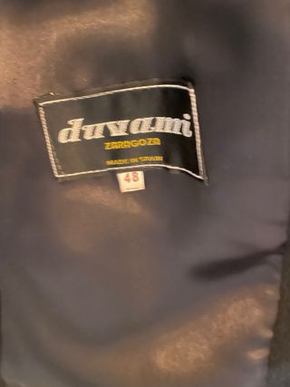 Abrigo Talla 48 con cuello pelo