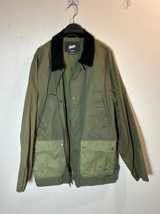 Chaqueta Larga Verde Talla L