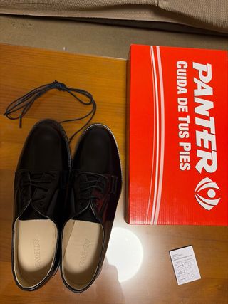 Zapatos de piel,  Panter negros