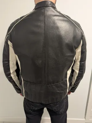 Chaqueta Piel Estilo Motero