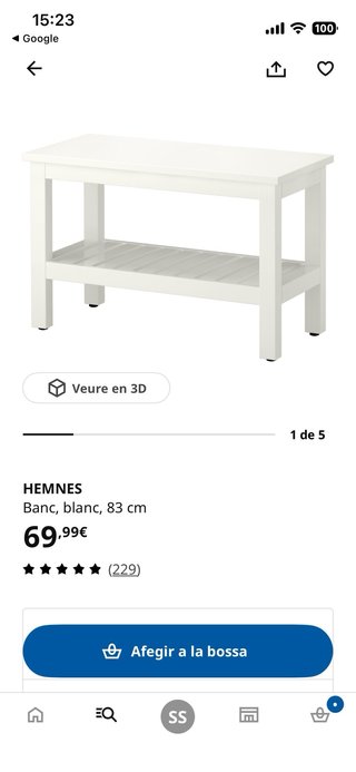 Recibidor Impecable Ikea. Junto o separado.