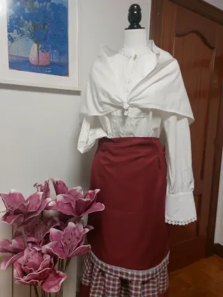 Traje de casera adulto largo 96cm