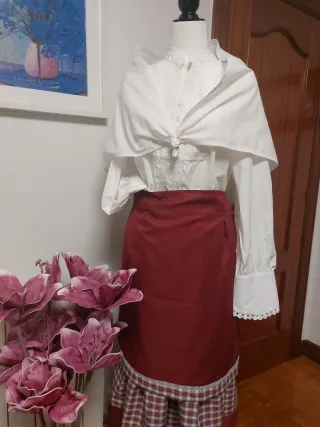 Traje de casera adulto largo 96cm