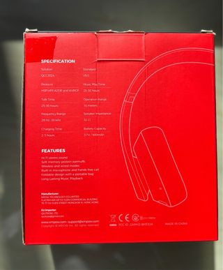 MPOW H20 Auriculares Inalámbricos Rojos