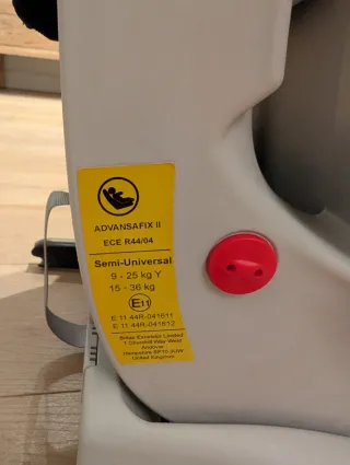 Silla de coche Advansafix II Römer negra