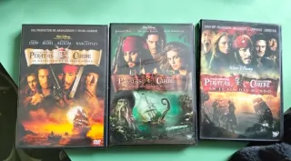 Trilogía Piratas del Caribe DVD