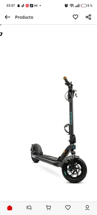 Patín Eléctrico Smartgyro Street 500W Negro