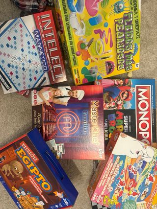 Lote 6Juegos de Mesa: Monopoly, MasterChef, Misión