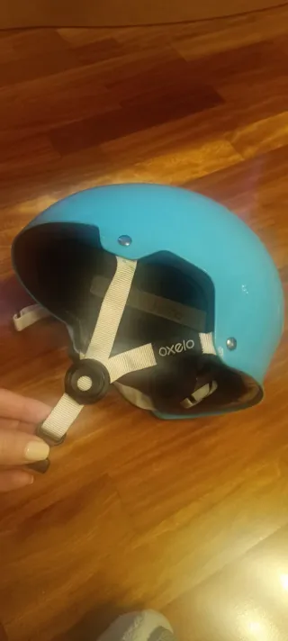 Casco Oxelo Play 5 Infantil Turquesa