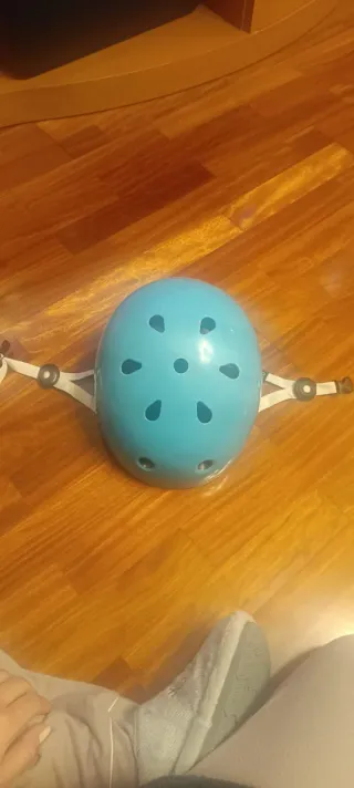 Casco Oxelo Play 5 Infantil Turquesa