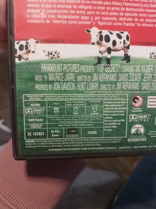 DVD Top Secret! Comedia Val Kilmer