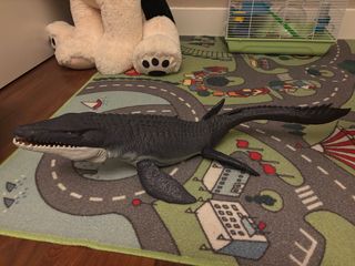 Juguete de dinosaurio marino