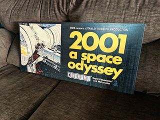 Póster Madera 2001 Odisea Espacio Kubrick