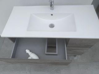 Mueble baño lavabo y grifo 101x47 cm