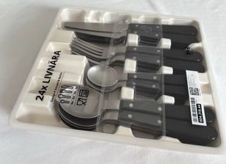 Cubertería IKEA LIVNÄRA 24 piezas