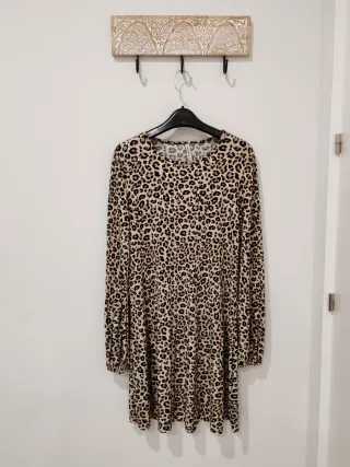 Vestido estampado animal print