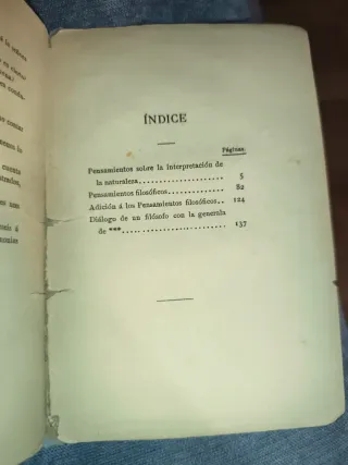 Libro antiguo (1887) Filosofía