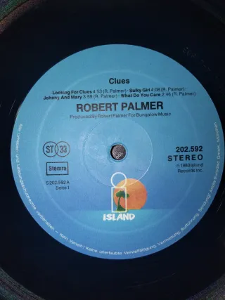 Vinilo LP Robert Palmer - Clues