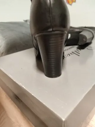 Botas de piel negras talla 41