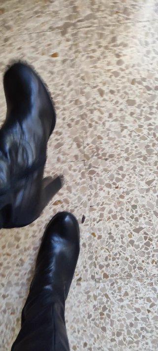Botas de piel negras talla 41
