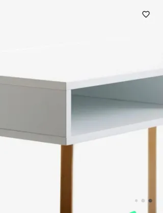 Escritorio blanco 50x100