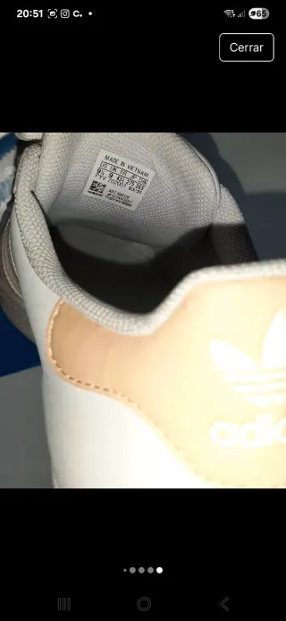 Zapatillas Adidas Superstar Blancas y Rosas Unisex