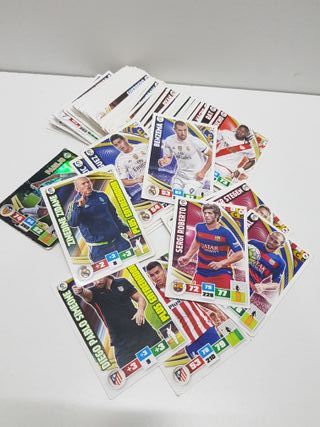 Lote 87 cromos fútbol Panini Adrenalyn 15/16