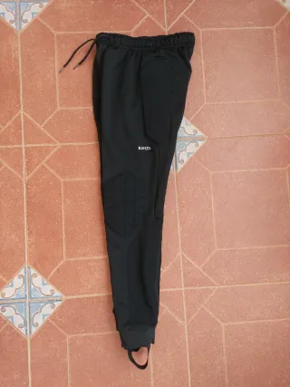Pantalón Portero Fútbol Niños Kipsta Negro