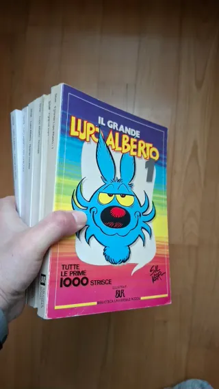 Il grande Lupo Alberto1/2 + altri 4 fumetti.