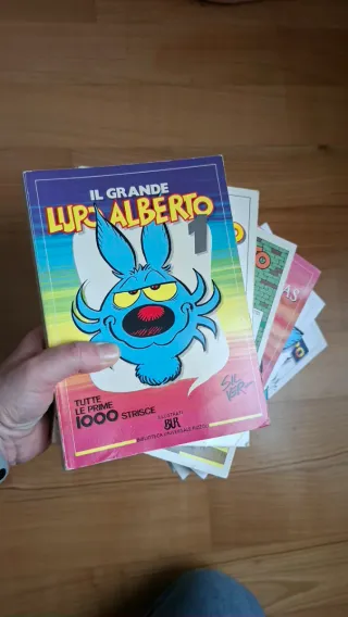 Il grande Lupo Alberto1/2 + altri 4 fumetti.