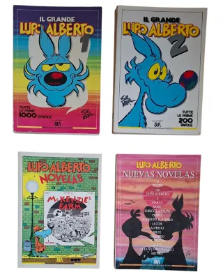 Il grande Lupo Alberto1/2 + altri 4 fumetti.