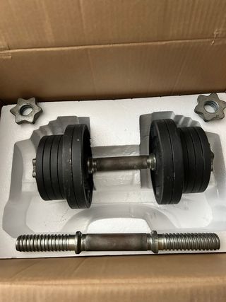 Mancuernas hasta 10kg Cada una total 20 kg