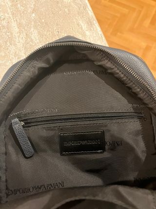 Bandolera Piel Emporio Armani Negra