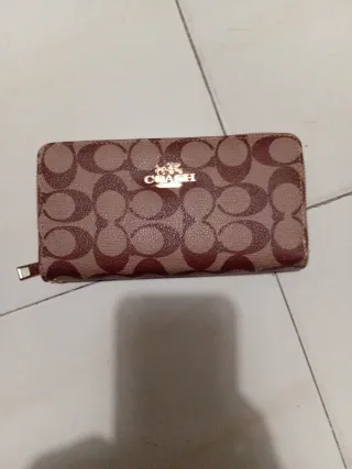 Cartera monedero marrón