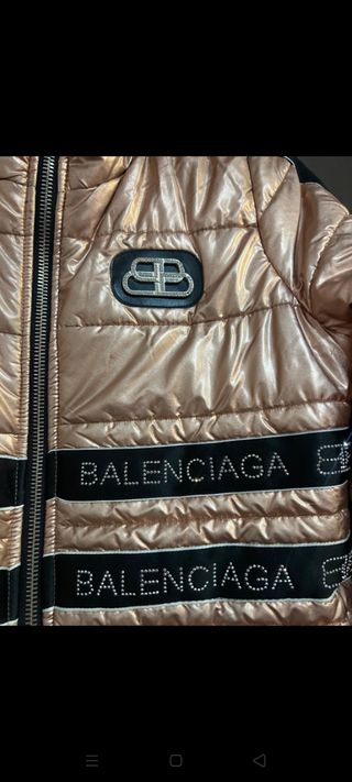 Chaquetón Balenciaga Dorado