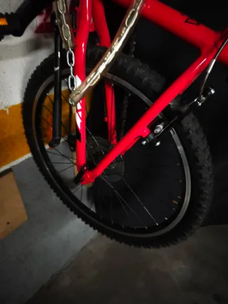 Bicicleta Roja talla 24
